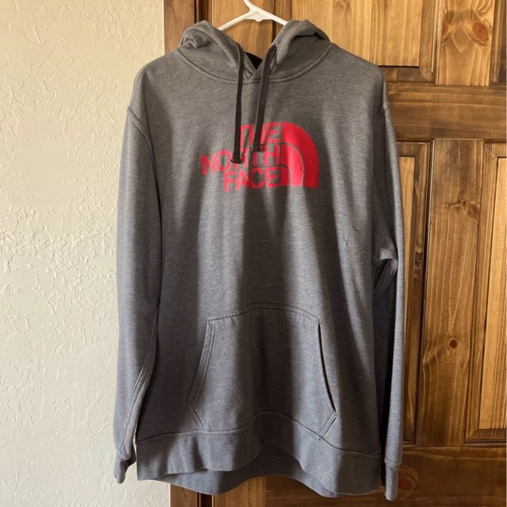 Grey The North Face men hoodie
